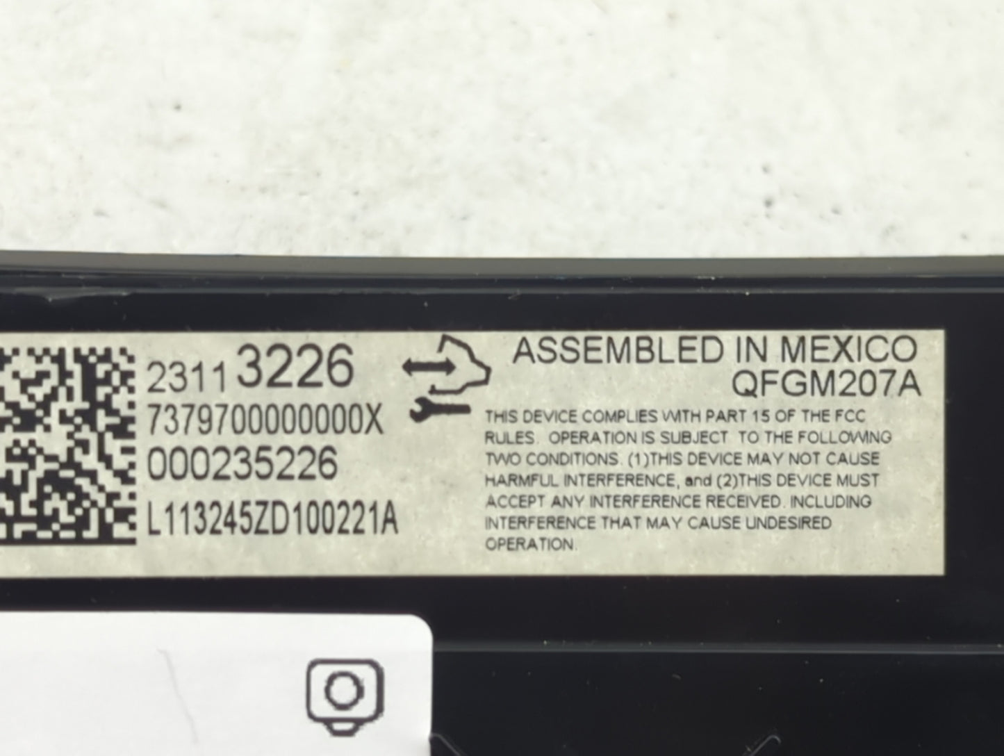 2014-2020 Chevrolet Impala Climate Control Module Temperature AC/Heater Replacement P/N:23113226 QFGM207A Fits OEM Used Auto