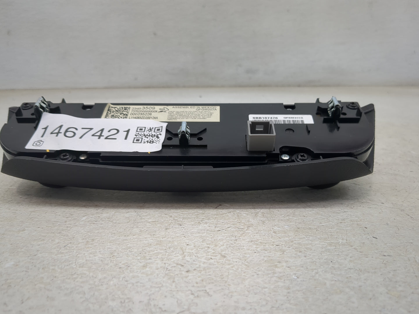 2014 Chevrolet Impala Climate Control Module Temperature AC/Heater Replacement P/N:23453509 SBB167476, QFGM207A Fits OEM Use