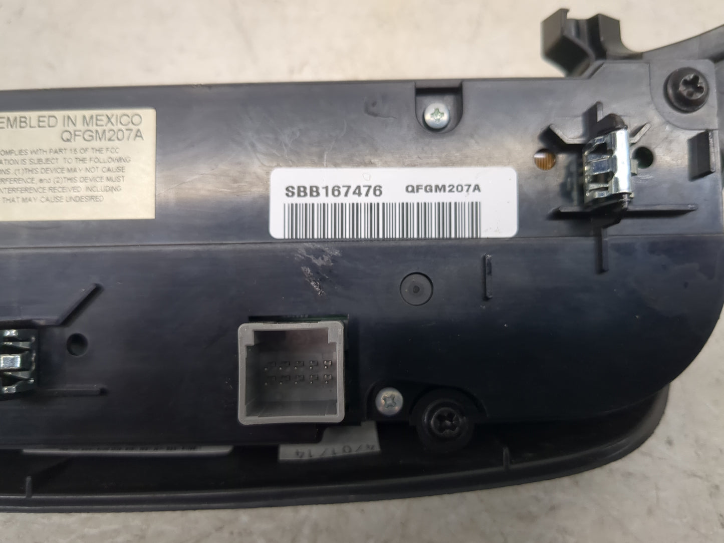 2014 Chevrolet Impala Climate Control Module Temperature AC/Heater Replacement P/N:23453509 SBB167476, QFGM207A Fits OEM Use