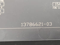 2012-2016 Chevrolet Impala Fusebox Fuse Box Panel Relay Module P/N:13786621-03 13500114 Fits Fits 2012 2013 2014 2015 2016 O