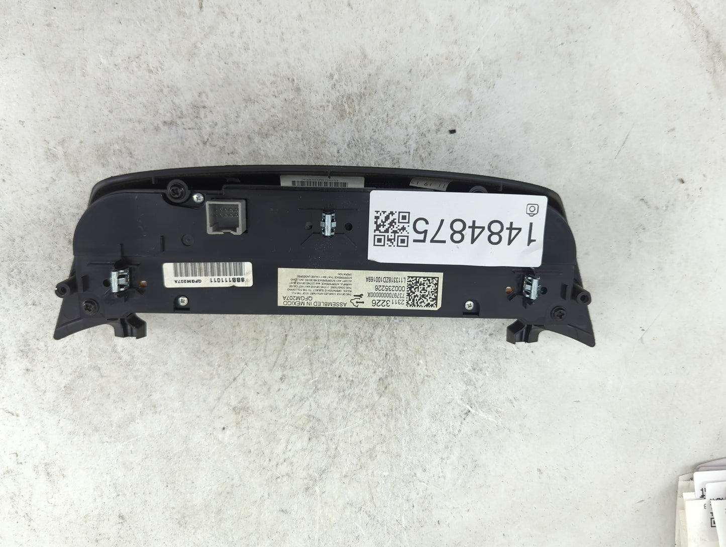 2014 Chevrolet Impala Climate Control Module Temperature AC/Heater Replacement P/N:23113226 QFGM207A, 737970000000X Fits OEM