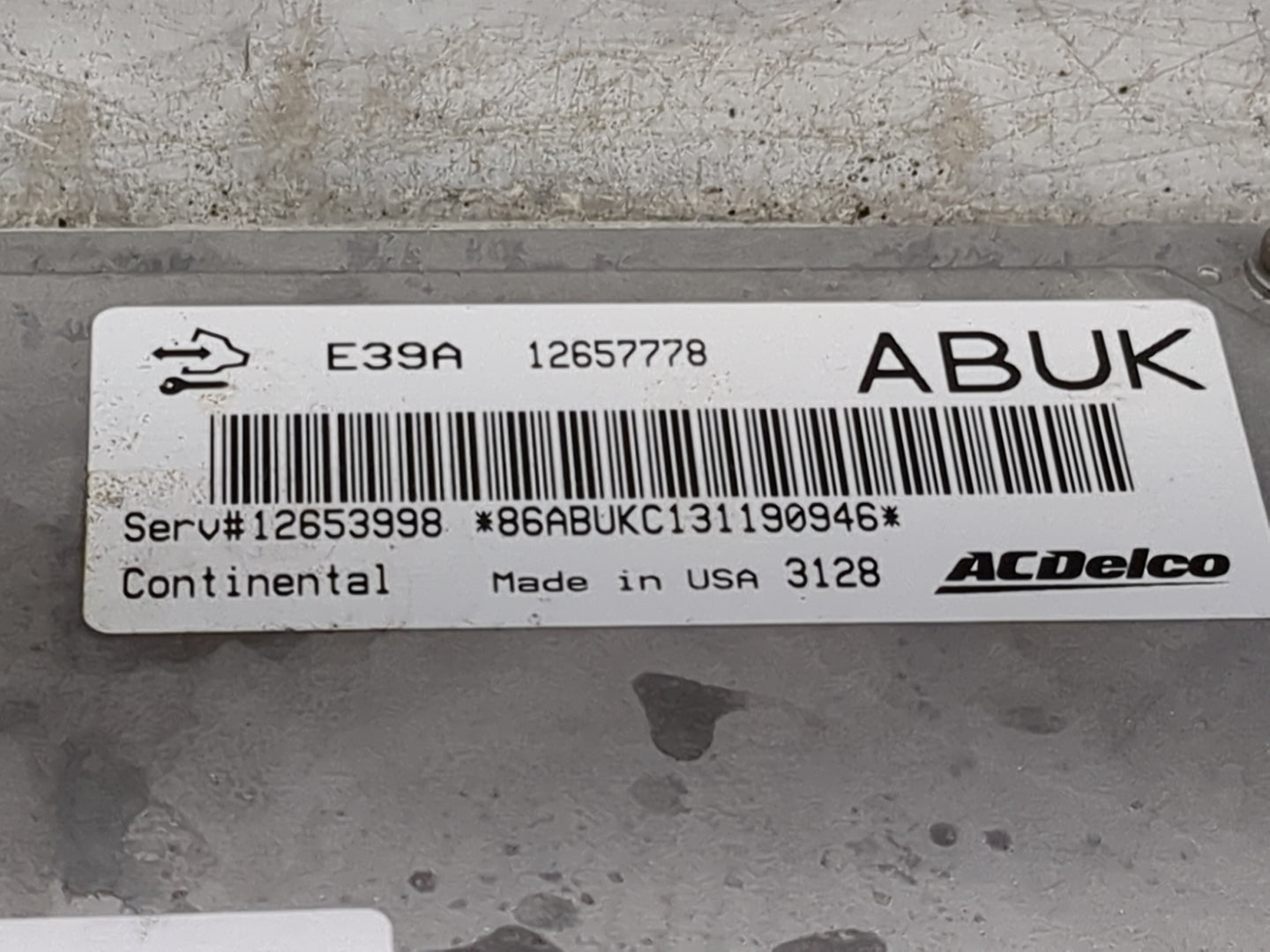 2014-2016 Chevrolet Impala PCM Engine Control Computer ECU ECM PCU OEM P/N:12657778 12653998 Fits Fits 2013 2014 2015 2016 O