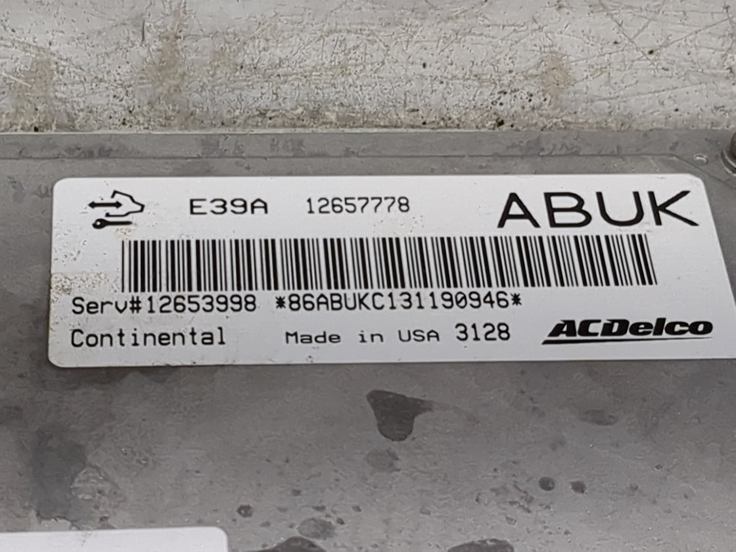2014-2016 Chevrolet Impala PCM Engine Control Computer ECU ECM PCU OEM P/N:12657778 12653998 Fits Fits 2013 2014 2015 2016 O