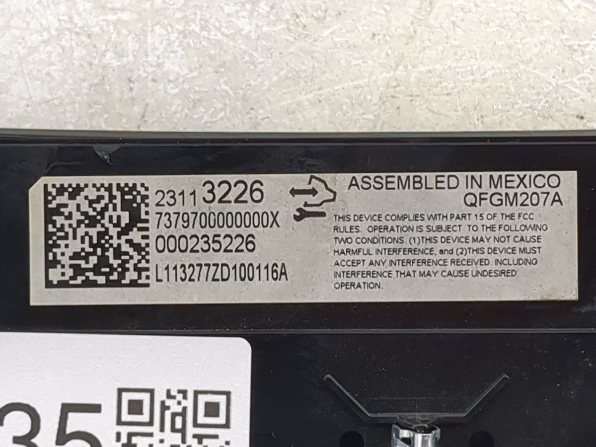 2014 Chevrolet Impala Climate Control Module Temperature AC/Heater Replacement P/N:23113226 QFGM207A Fits OEM Used Auto Part