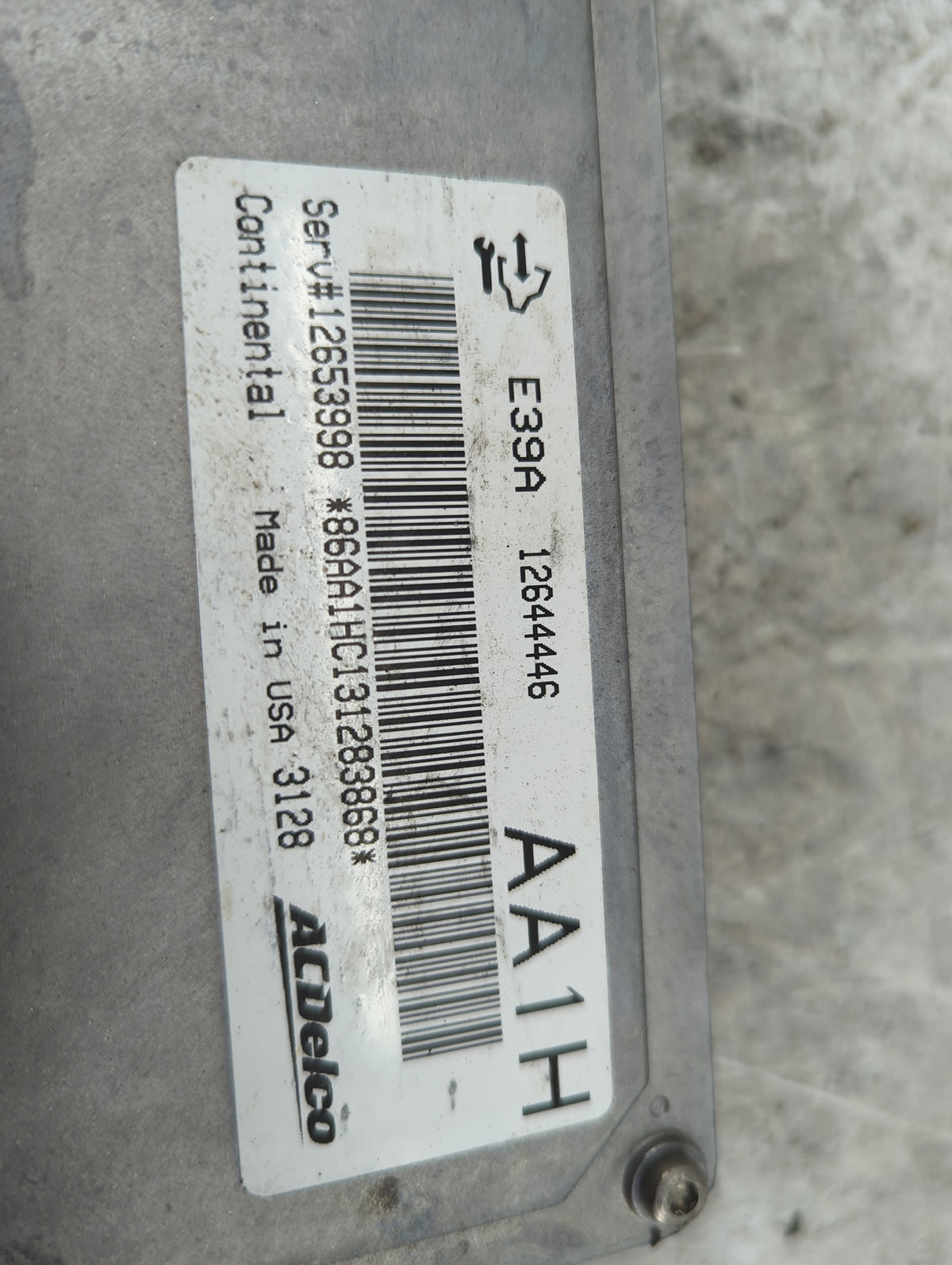 2014-2016 Chevrolet Impala PCM Engine Control Computer ECU ECM PCU OEM P/N:12653998 12644446, E39A, AA1H Fits 2013 2014 2015