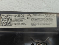 2014-2020 Chevrolet Impala Climate Control Module Temperature AC/Heater Replacement P/N:23453509 Fits OEM Used Auto Parts - 