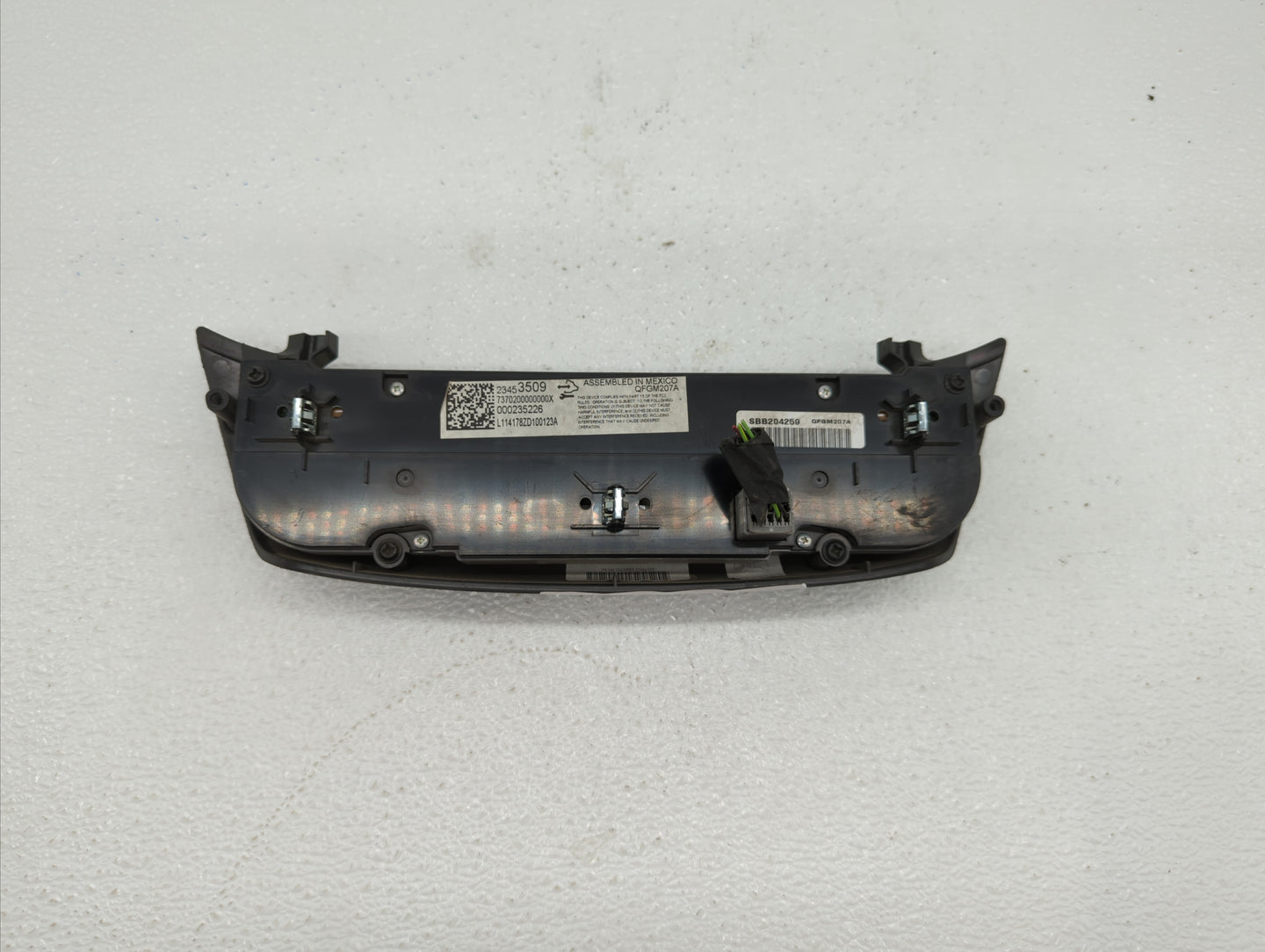 2014-2020 Chevrolet Impala Climate Control Module Temperature AC/Heater Replacement P/N:23453509 Fits OEM Used Auto Parts - 