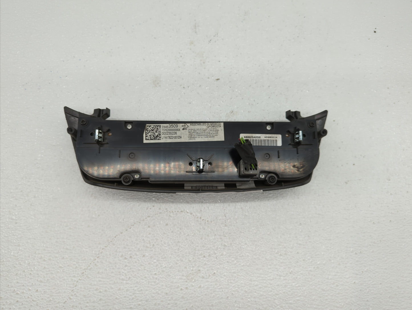 2014-2020 Chevrolet Impala Climate Control Module Temperature AC/Heater Replacement P/N:23453509 Fits OEM Used Auto Parts - 