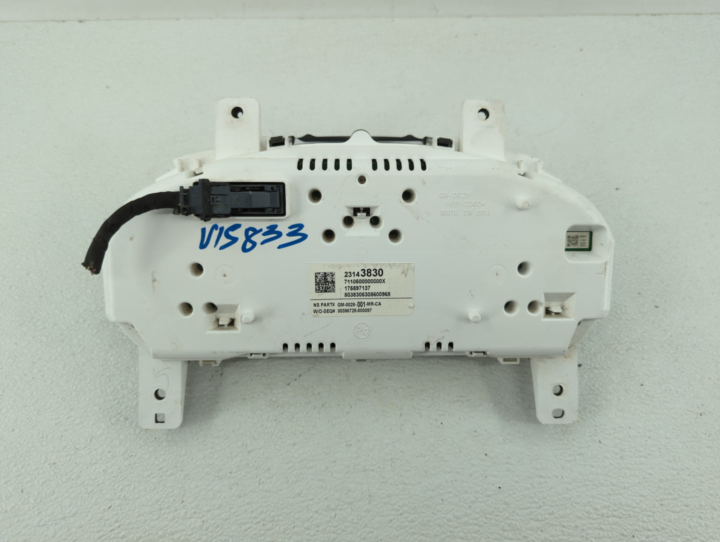2014 Chevrolet Impala Instrument Cluster Speedometer Gauges P/N:23143830 23155289 Fits OEM Used Auto Parts - Oemusedautopart