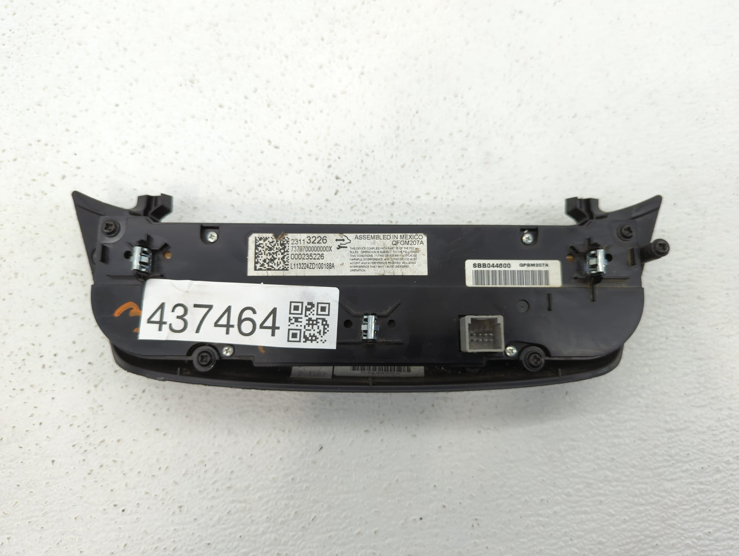 2014 Chevrolet Impala Climate Control Module Temperature AC/Heater Replacement P/N:23113226 Fits OEM Used Auto Parts - Oemus