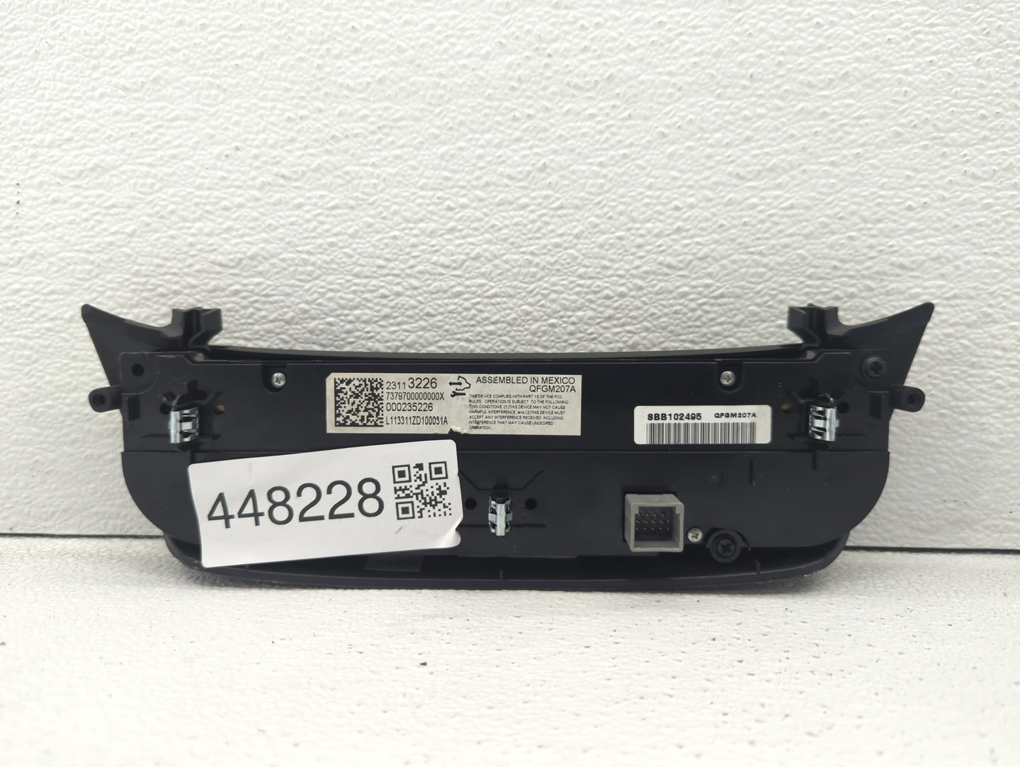 2014 Chevrolet Impala Climate Control Module Temperature AC/Heater Replacement P/N:23113226 Fits OEM Used Auto Parts - Oemus