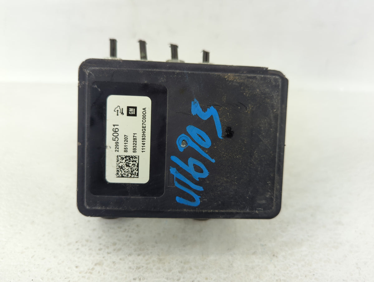 2014-2016 Chevrolet Impala Anti-Lock Brake ABS Pump Module Actuator OEM P/N:22995061 23492832, 23183129 Fits Fits 2014 2015 