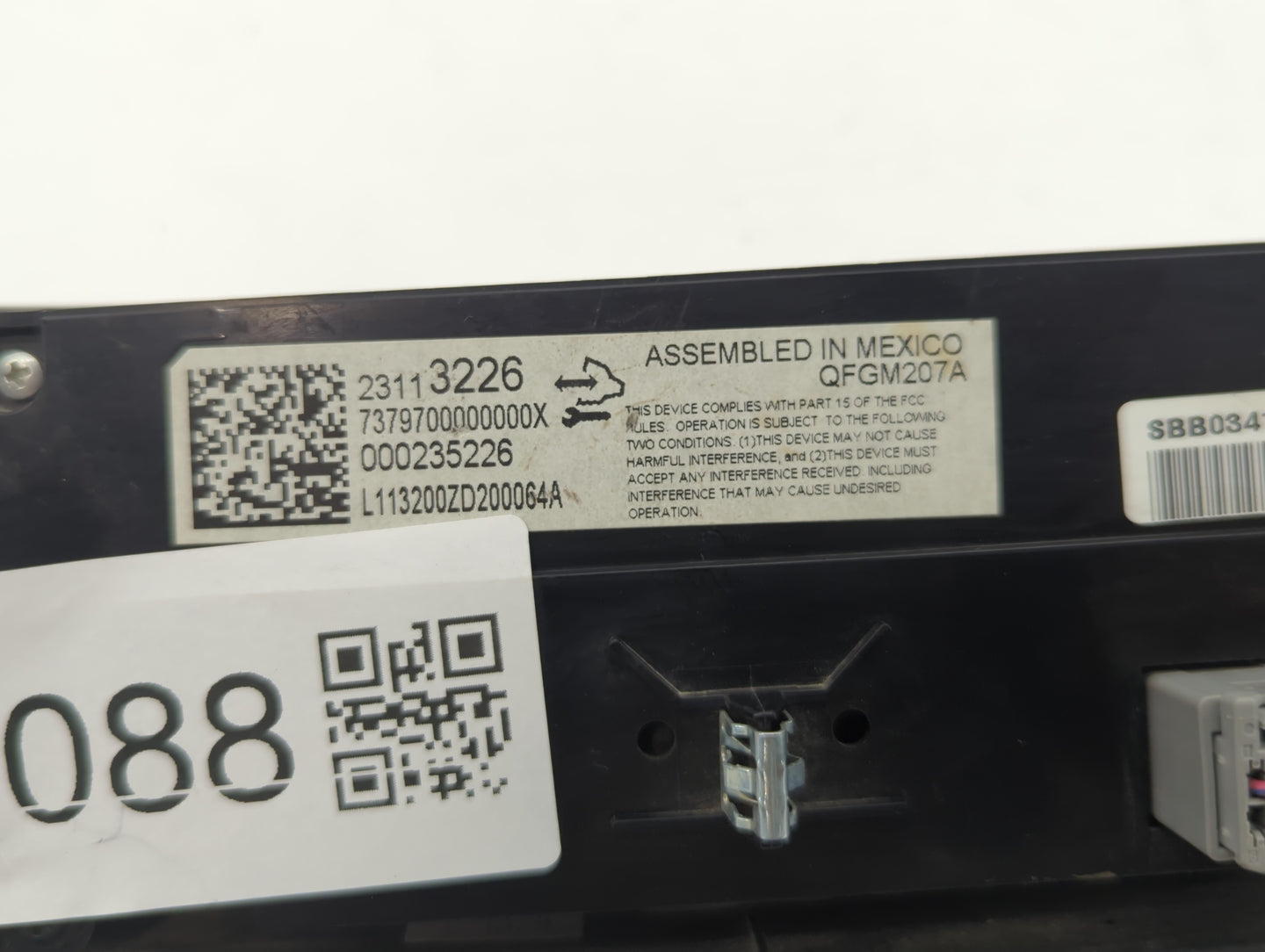 2014 Chevrolet Impala Climate Control Module Temperature AC/Heater Replacement P/N:23113226 Fits OEM Used Auto Parts - Oemus