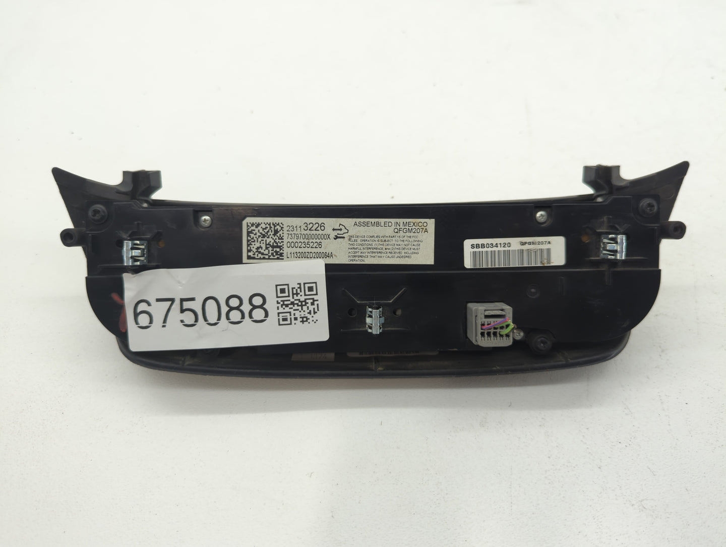 2014 Chevrolet Impala Climate Control Module Temperature AC/Heater Replacement P/N:23113226 Fits OEM Used Auto Parts - Oemus