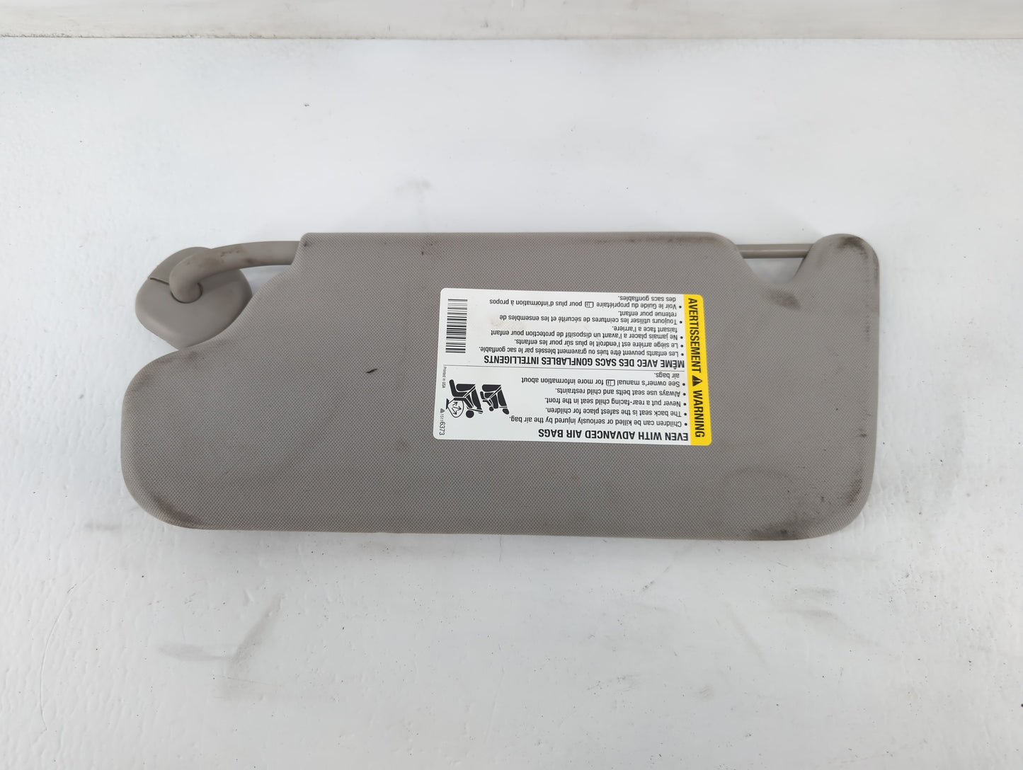 2006-2016 Chevrolet Impala Sun Visor Shade Replacement Passenger Right Mirror Fits OEM Used Auto Parts - Oemusedautoparts1.c