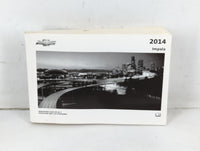 2014 Chevrolet Impala Owners Manual Book Guide P/N:22825342 B OEM Used Auto Parts - Oemusedautoparts1.com