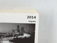 2014 Chevrolet Impala Owners Manual Book Guide P/N:22825342 B OEM Used Auto Parts - Oemusedautoparts1.com