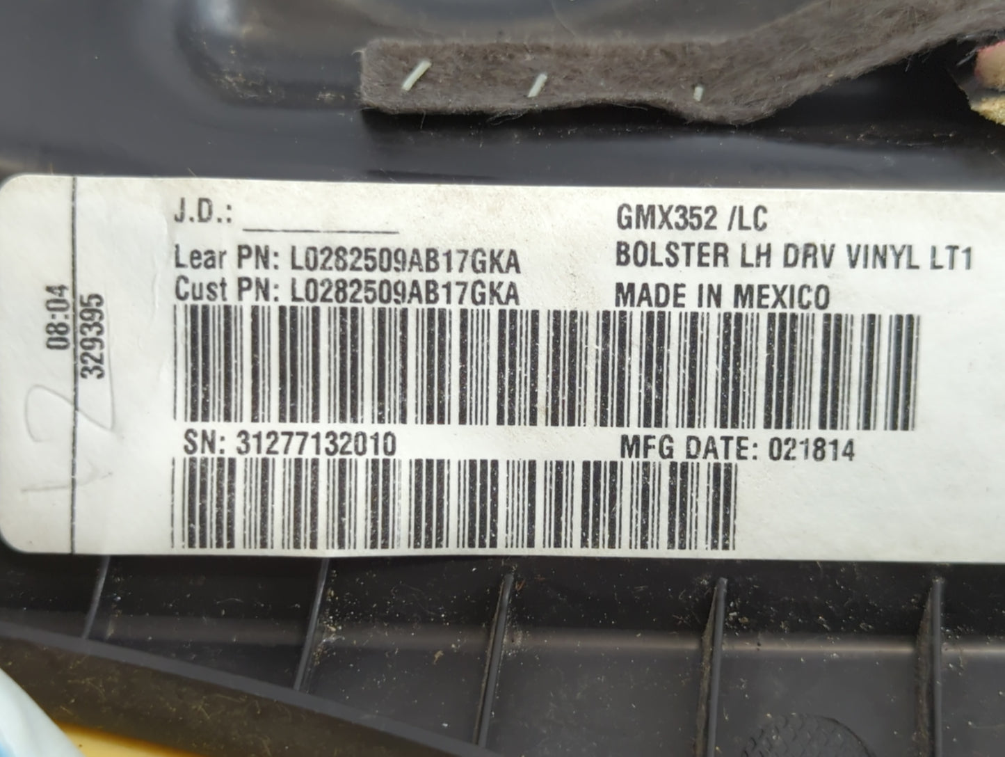 2014-2020 Chevrolet Impala Air Bag Driver Left Steering Wheel Mounted P/N:L0282509AB Fits Fits 2014 2015 2016 2017 2018 2019