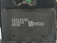2014-2020 Chevrolet Impala Master Power Window Switch Replacement Driver Side Left P/N:321816 22819398 Fits OEM Used Auto Pa
