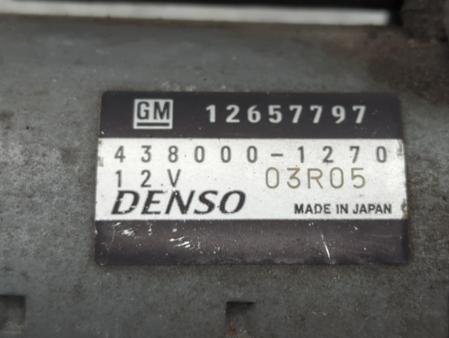 2014 Chevrolet Impala Car Starter Motor Solenoid OEM P/N:438000-1270 12657797 Fits OEM Used Auto Parts - Oemusedautoparts1.c