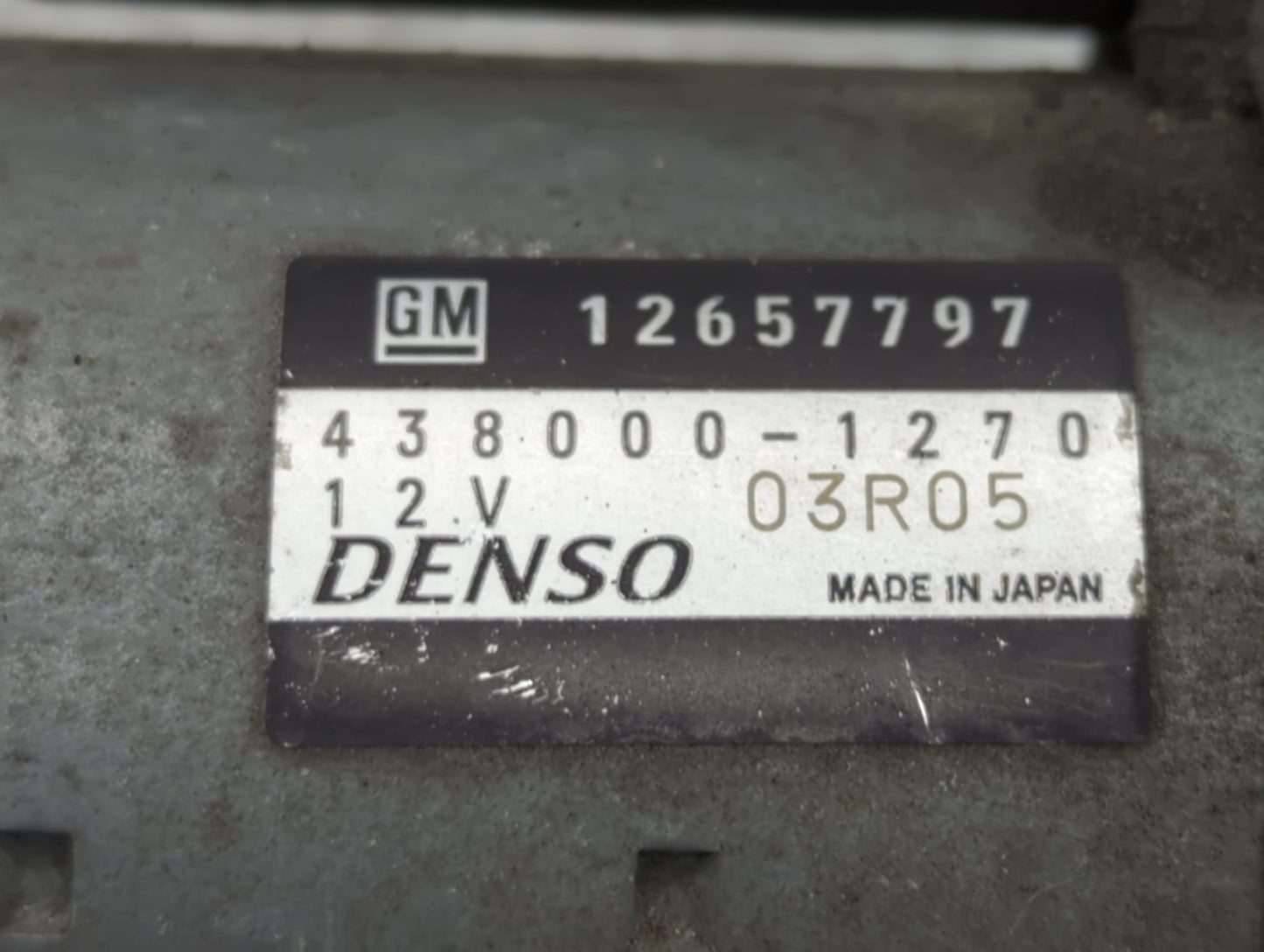 2014 Chevrolet Impala Car Starter Motor Solenoid OEM P/N:438000-1270 12657797 Fits OEM Used Auto Parts - Oemusedautoparts1.c