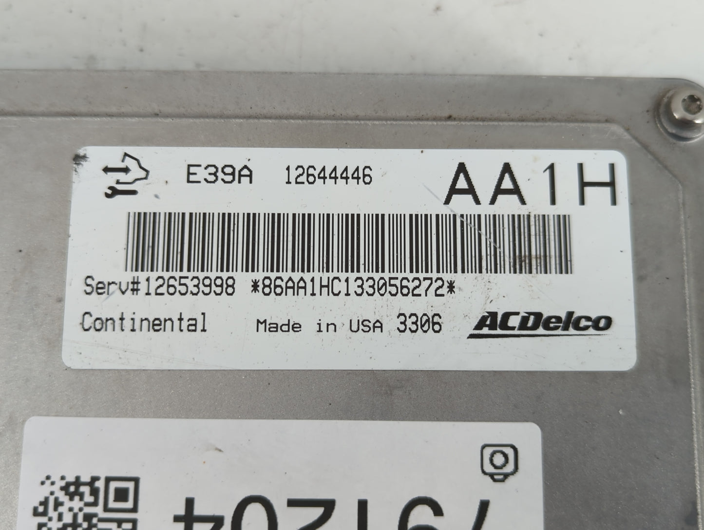 2014-2016 Chevrolet Impala PCM Engine Control Computer ECU ECM PCU OEM P/N:12644446 Fits Fits 2013 2014 2015 2016 OEM Used A