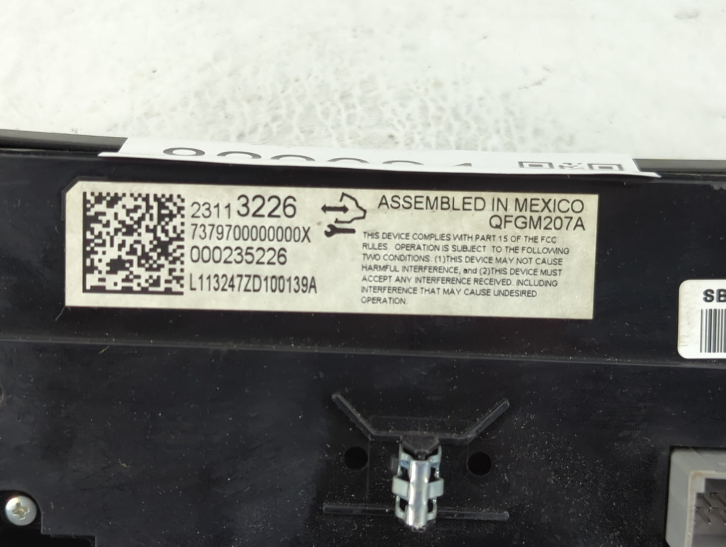 2014 Chevrolet Impala Climate Control Module Temperature AC/Heater Replacement P/N:23113226 Fits OEM Used Auto Parts - Oemus