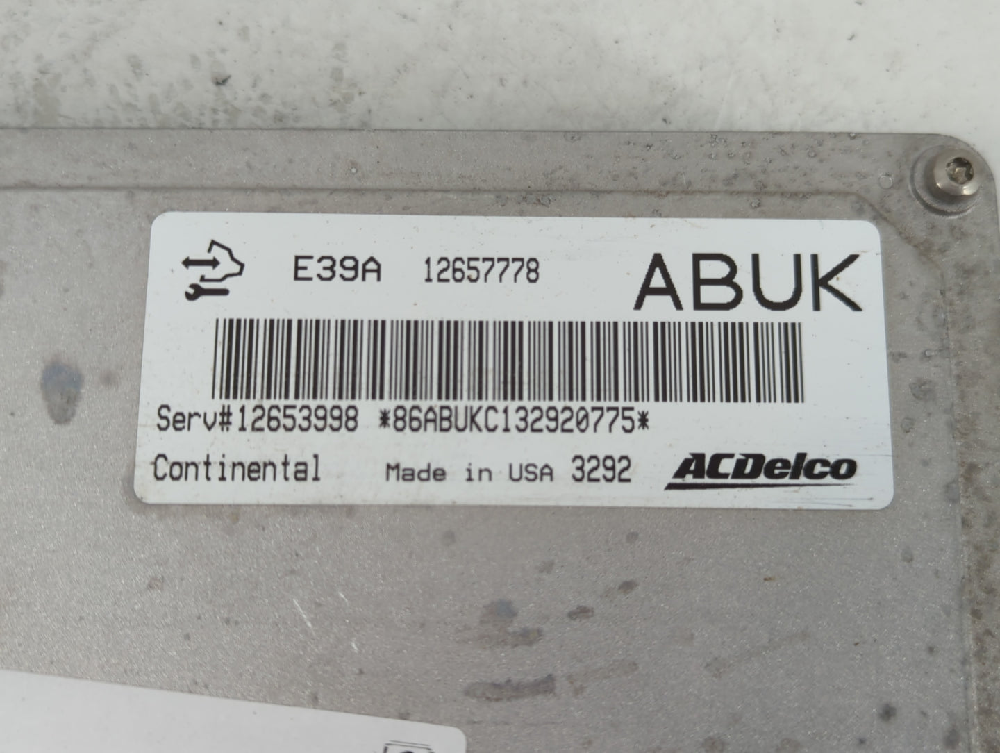 2014-2016 Chevrolet Impala PCM Engine Control Computer ECU ECM PCU OEM P/N:12657778 Fits Fits 2013 2014 2015 2016 OEM Used A