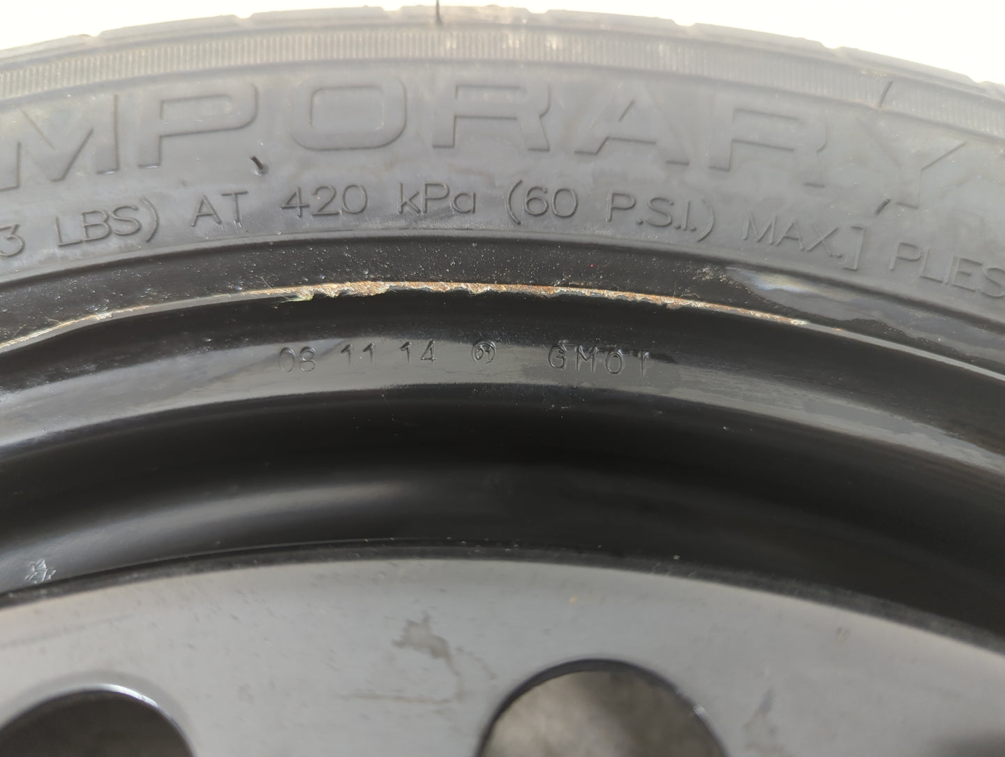 Chevrolet Impala Limited Spare Donut Tire Wheel Rim Oem 1129589 - Oemusedautoparts1.com