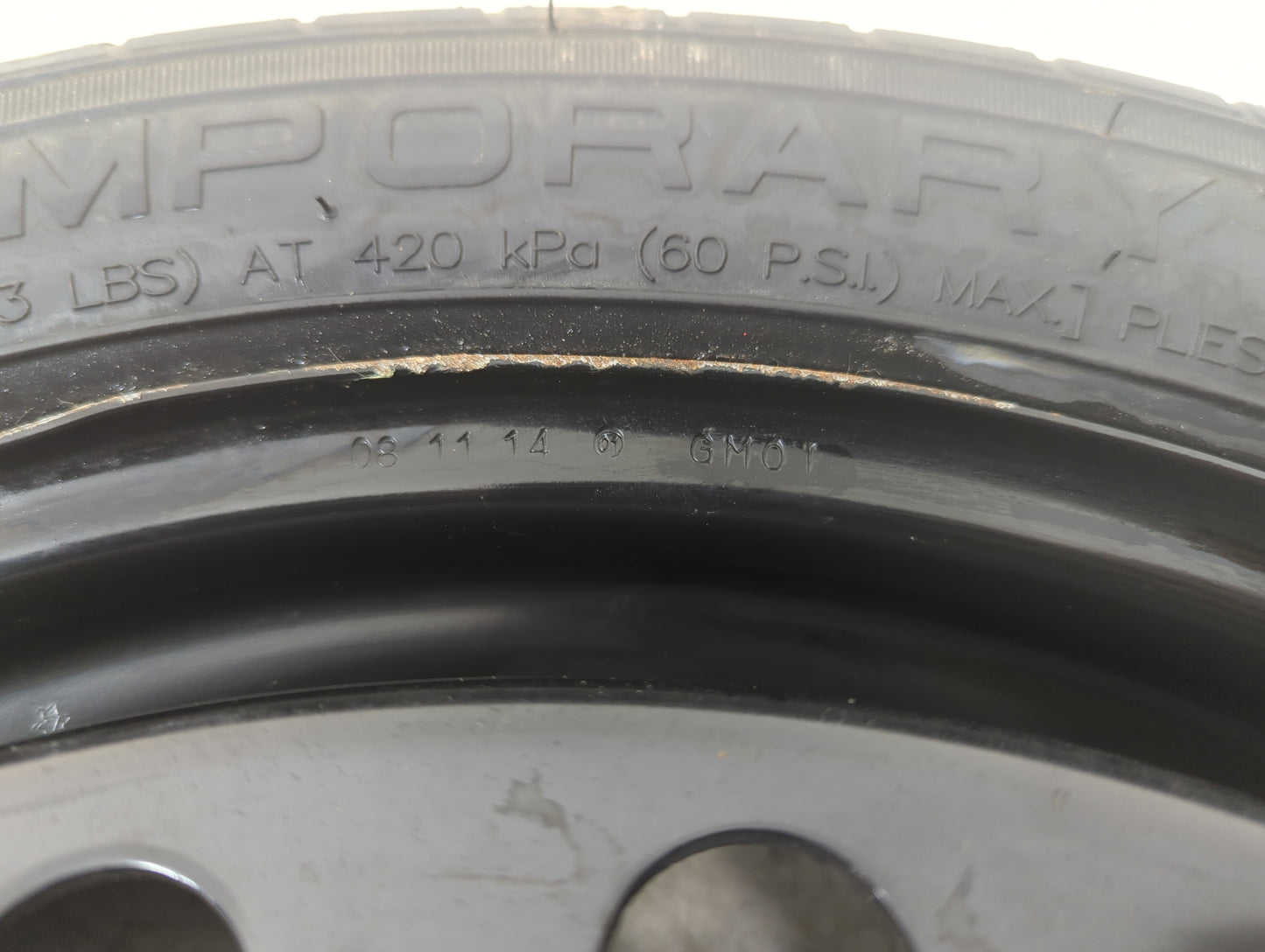 Chevrolet Impala Limited Spare Donut Tire Wheel Rim Oem 1129589 - Oemusedautoparts1.com