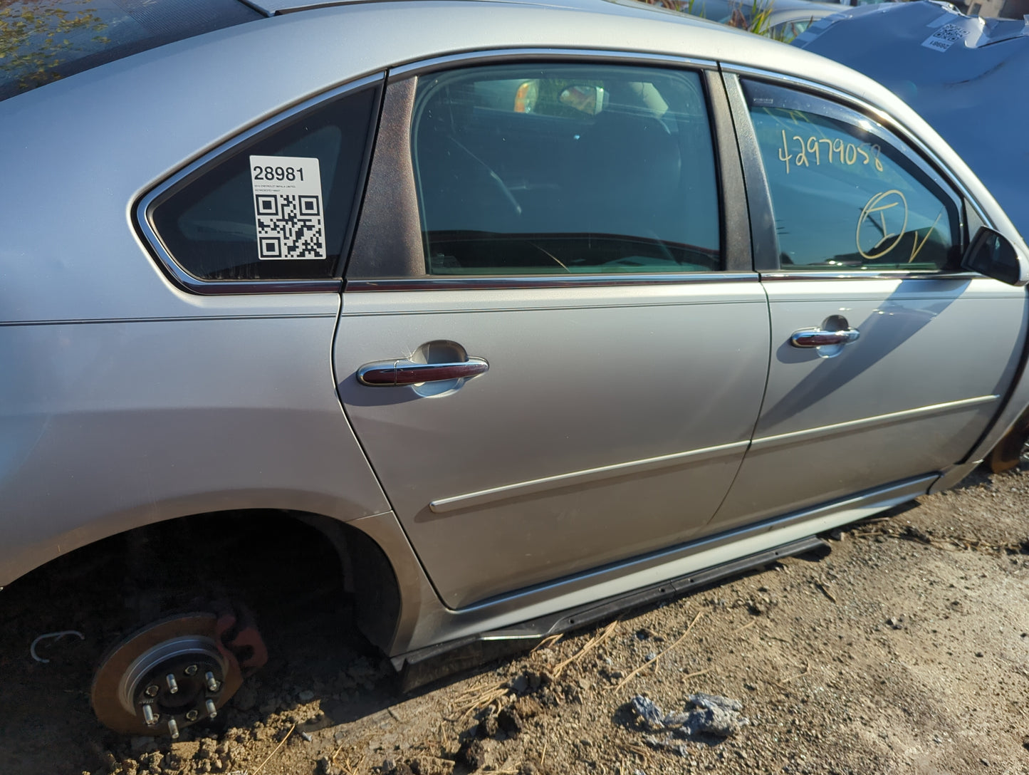 Chevrolet Impala Limited Passenger Rear Door Oem - Oemusedautoparts1.com
