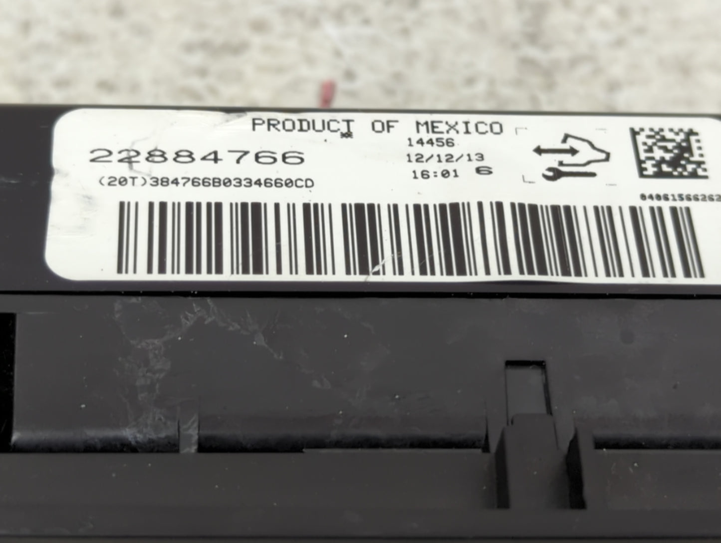 2014 Chevrolet Impala Limited Climate Control Module Temperature AC/Heater Replacement Fits Fits 2012 2013 2015 2016 OEM Use
