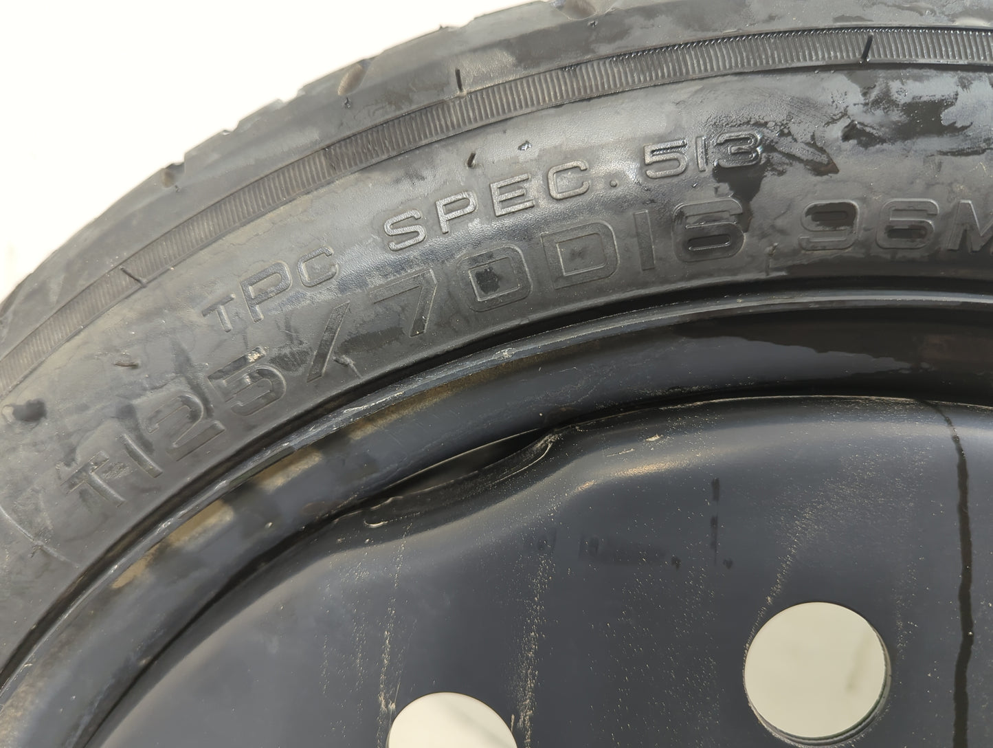 2014 Chevrolet Impala Limited Spare Donut Tire Wheel Rim Oem - Oemusedautoparts1.com