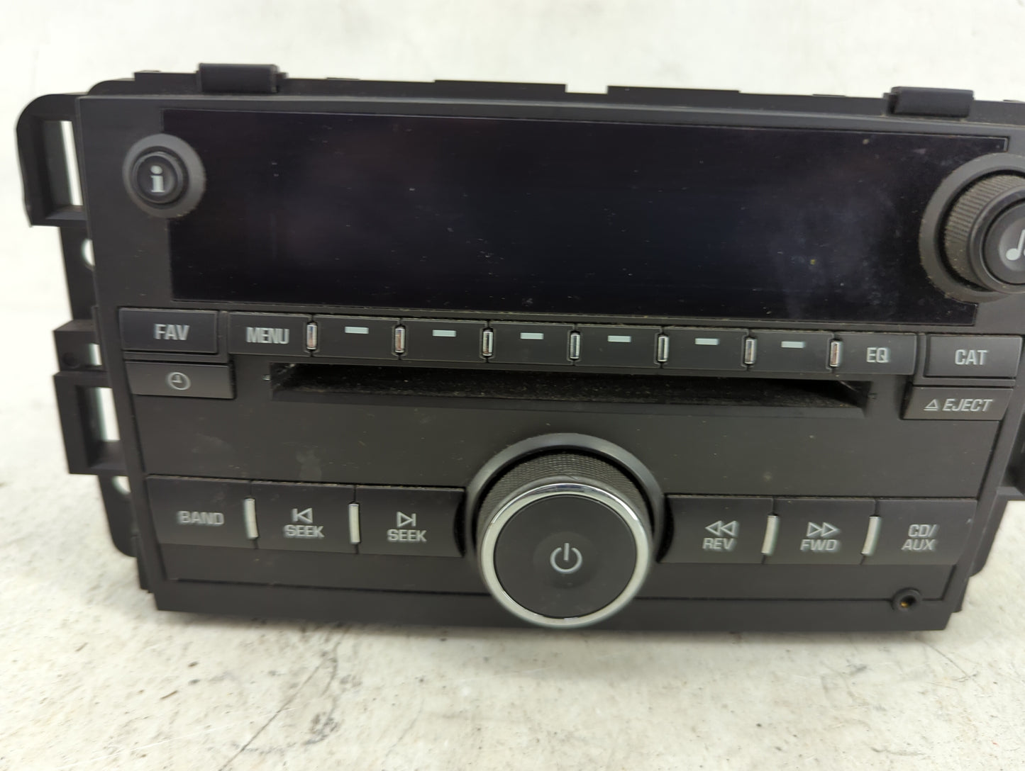 2014 Chevrolet Impala Limited Radio AM FM Cd Player Receiver Replacement Fits Fits 2013 2015 2016 OEM Used Auto Parts - Oemu