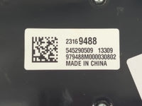 2014 Chevrolet Malibu Climate Control Module Temperature AC/Heater Replacement P/N:23169488 Fits OEM Used Auto Parts - Oemus
