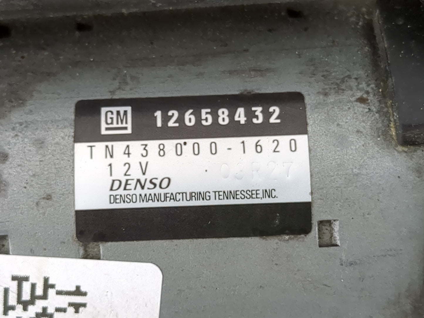2015-2016 Chevrolet Malibu Car Starter Motor Solenoid OEM P/N:TN438000-1620 12658432 Fits Fits 2015 2016 2017 2018 2019 2020
