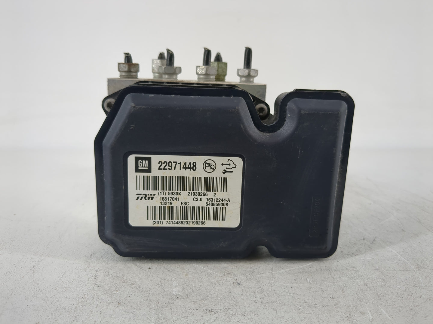 2013-2016 Chevrolet Malibu ABS Pump Control Module Replacement P/N:22971448 Fits Fits 2012 2013 2014 2015 2016 OEM Used Auto