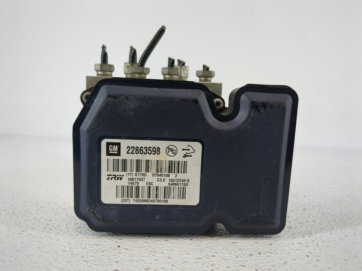 2013-2016 Chevrolet Malibu ABS Pump Control Module Replacement P/N:22863598 Fits Fits 2012 2013 2014 2015 2016 OEM Used Auto