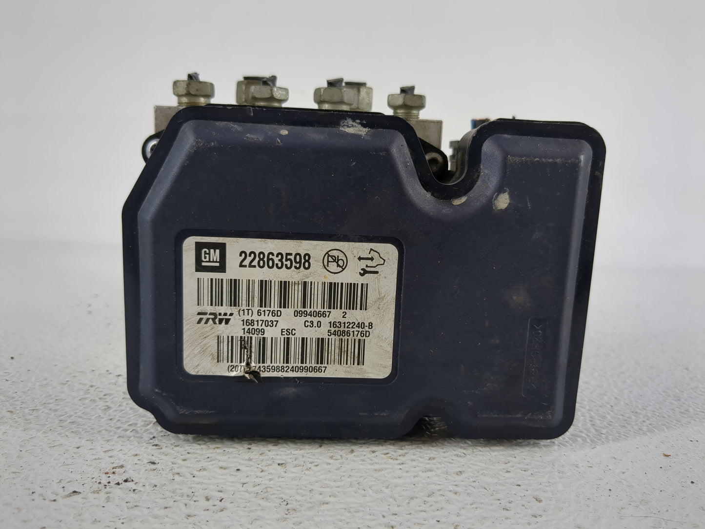 2013-2016 Chevrolet Malibu ABS Pump Control Module Replacement P/N:22863598 Fits Fits 2012 2013 2014 2015 2016 OEM Used Auto