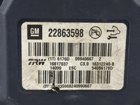 2013-2016 Chevrolet Malibu ABS Pump Control Module Replacement P/N:22863598 Fits Fits 2012 2013 2014 2015 2016 OEM Used Auto