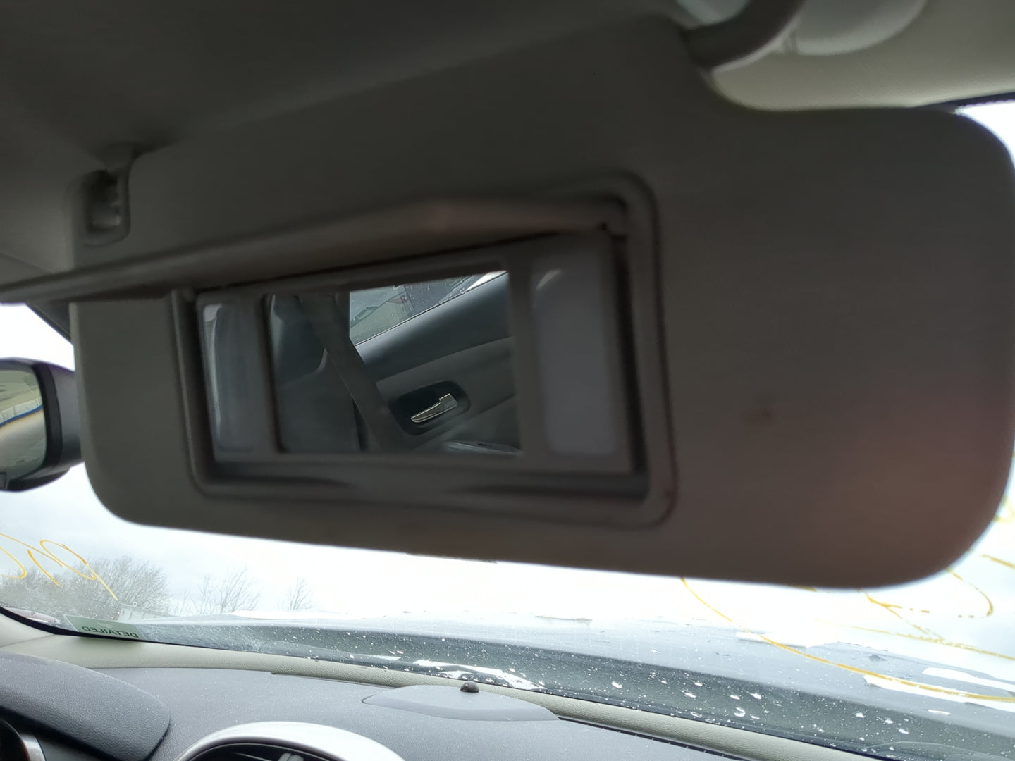 2013-2016 Chevrolet Malibu Sun Visor Shade Replacement Passenger Right Mirror Fits Fits 2013 2014 2015 2016 OEM Used Auto Pa