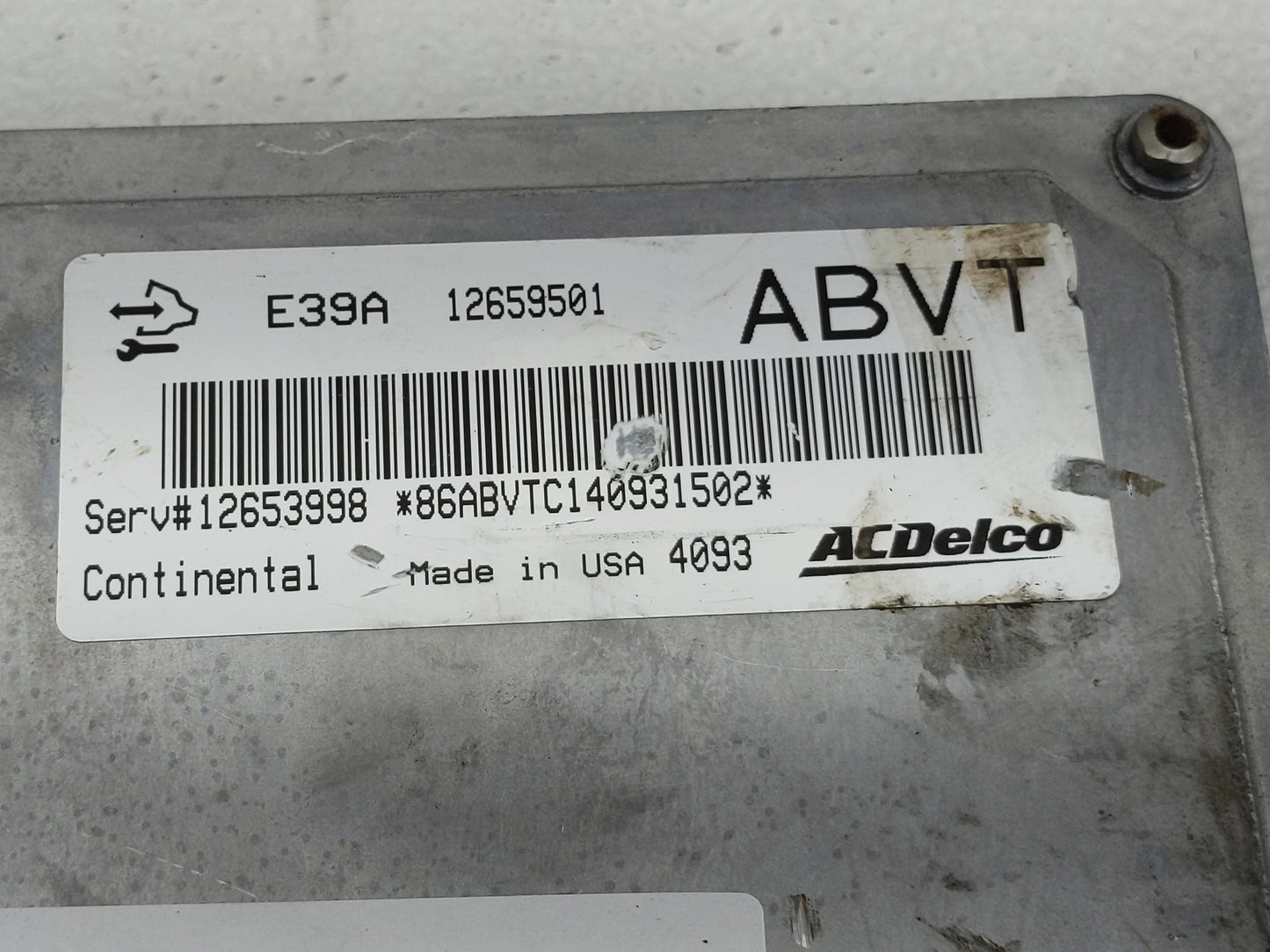2013-2016 Chevrolet Malibu PCM Engine Control Computer ECU ECM PCU OEM P/N:E39A 12659501 Fits Fits 2013 2014 2015 2016 OEM U