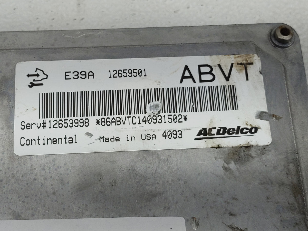 2013-2016 Chevrolet Malibu PCM Engine Control Computer ECU ECM PCU OEM P/N:E39A 12659501 Fits 2013 2014 2015 2016 OEM Used A