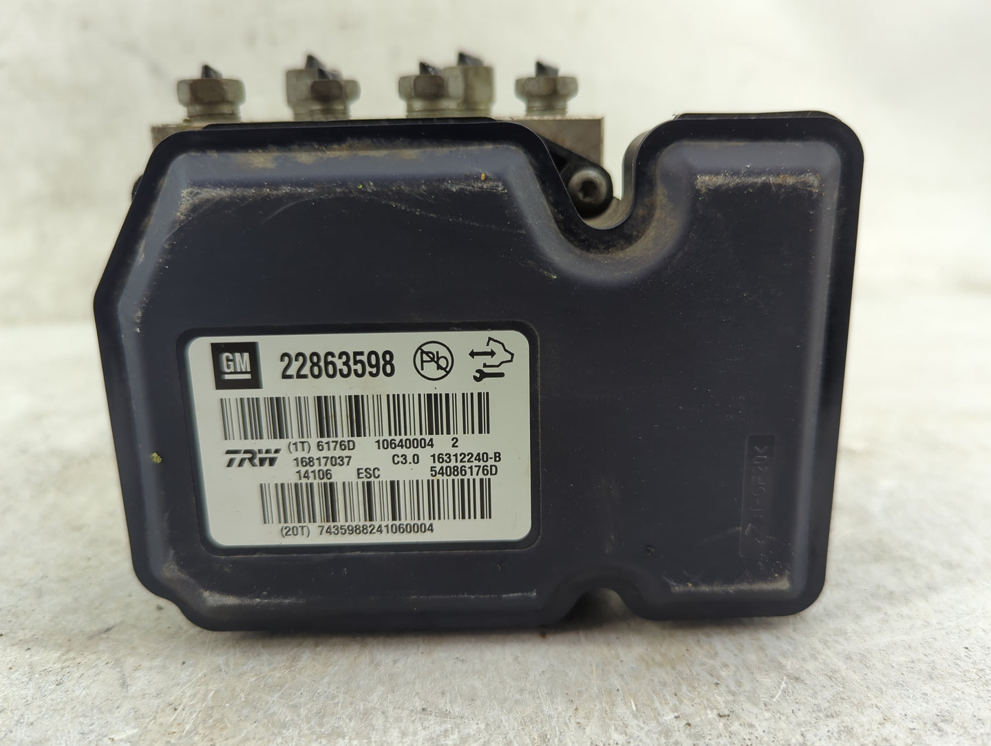 2013-2016 Chevrolet Malibu ABS Pump Control Module Replacement Fits Fits 2012 2013 2014 2015 2016 OEM Used Auto Parts - Oemu