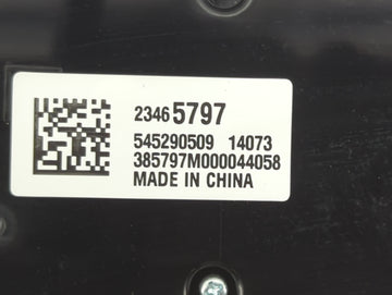 2014-2016 Chevrolet Malibu Climate Control Module Temperature AC/Heater Replacement Fits Fits 2014 2015 2016 OEM Used Auto Parts