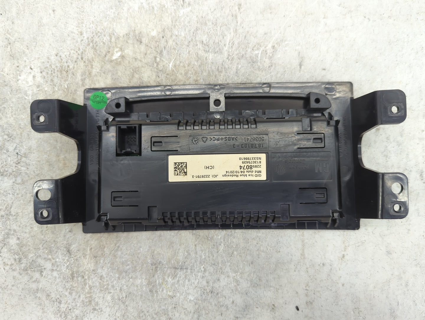 2014-2016 Chevrolet Malibu Information Display Screen 1258612 - Oemusedautoparts1.com