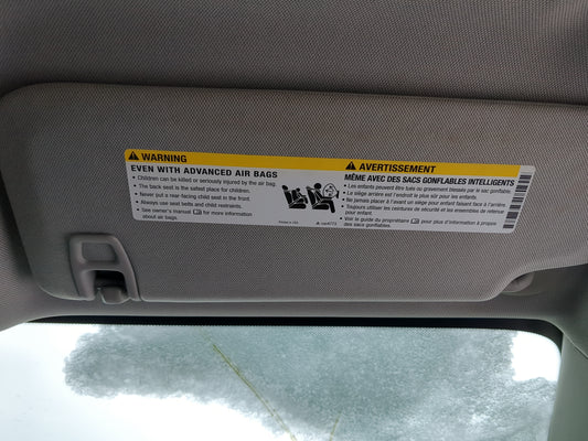 2013-2016 Chevrolet Malibu Sun Visor Shade Replacement Passenger Right Mirror Fits Fits 2013 2014 2015 2016 OEM Used Auto Pa