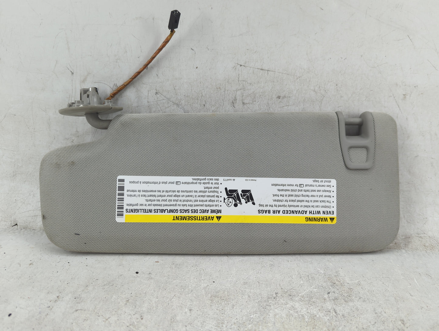 2013-2016 Chevrolet Malibu Sun Visor Shade Replacement Passenger Right Mirror Fits Fits 2013 2014 2015 2016 OEM Used Auto Pa