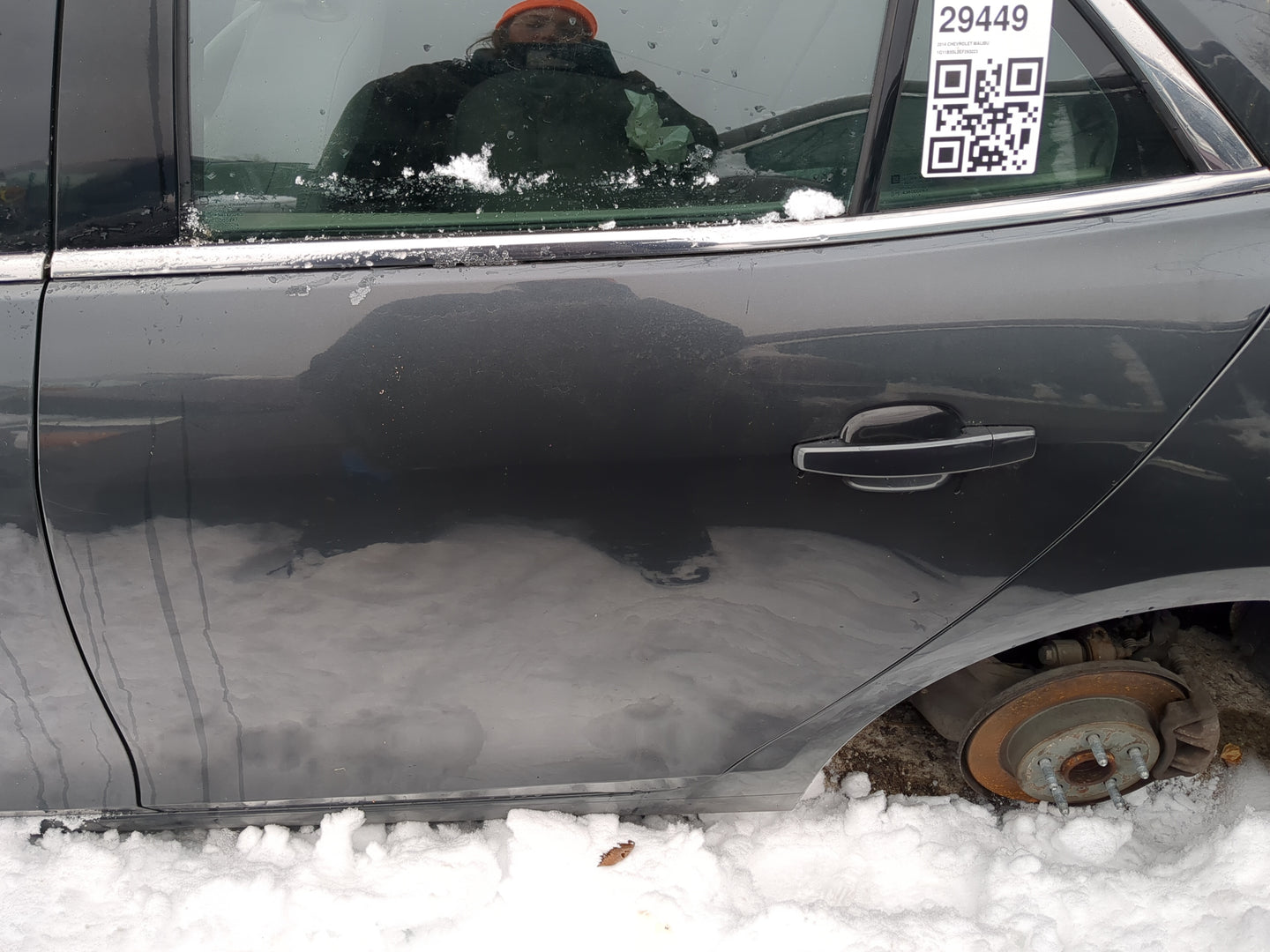 2013-2016 Chevrolet Malibu Driver Rear Door Oem - Oemusedautoparts1.com