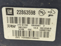2013-2016 Chevrolet Malibu ABS Pump Control Module Replacement P/N:22863598 Fits Fits 2012 2013 2014 2015 2016 OEM Used Auto
